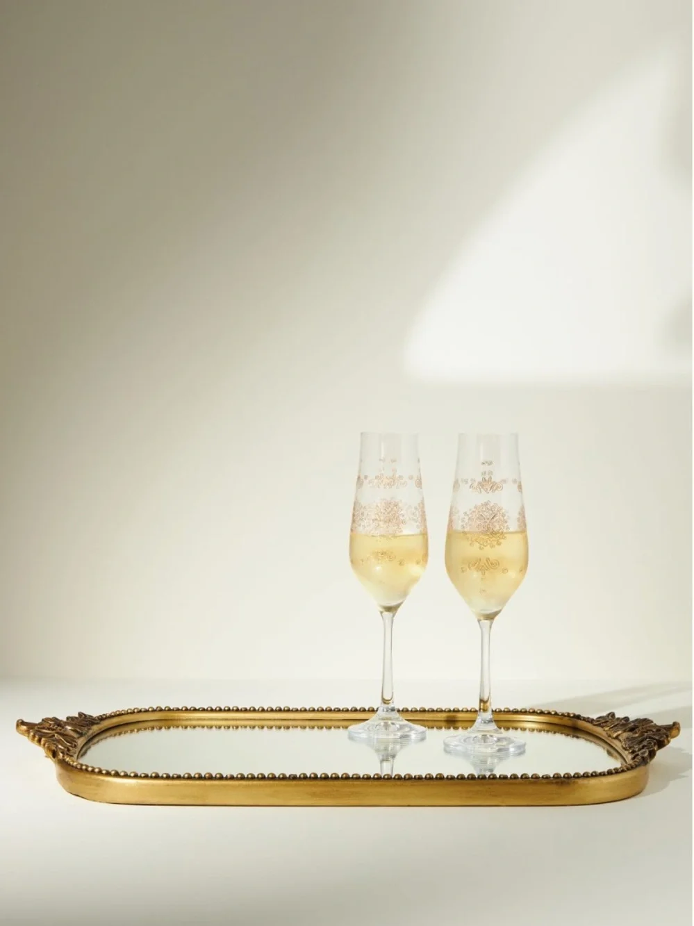 Anthropologie decorative gold